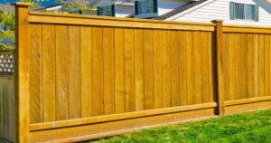 wooden fences